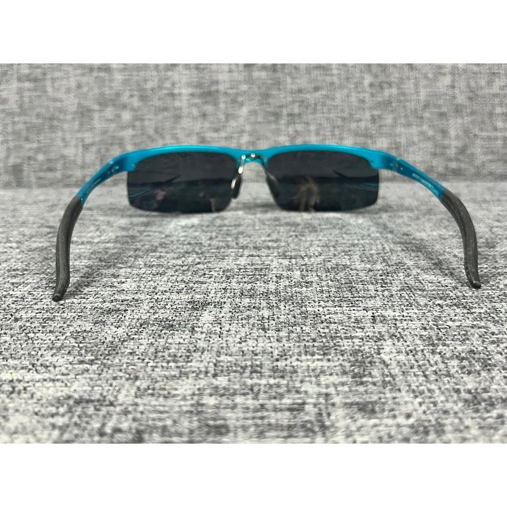 DUCO DC8177S Sport Sunglasses Turquoise Blue Polarized Wrap Mens Italian